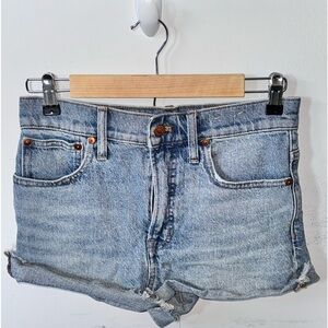 MADEWELL the perfect Jean Shorts Women’s‎ cutt off cheeky denim shorts 27